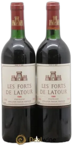 photos du vin les Forts de Latour Second Vin 1989