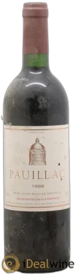 vue du vin Pauillac de Château Latour 1998