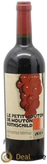 illustration du vin Petit Mouton Second Vin 2008