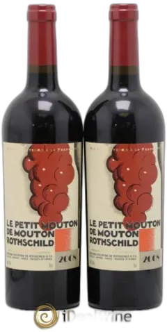 illustration du vin Petit Mouton Second Vin 2008