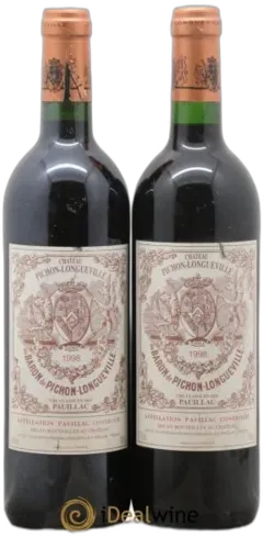 photo du vin Pichon Longueville Baron 2ème Grand Cru Classé 1998