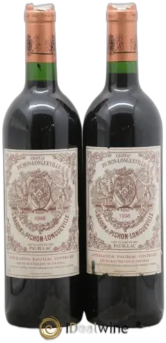photo du vin Pichon Longueville Baron 2ème Grand Cru Classé 1998