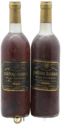 photos du vin Sauternes Château Guiraud 1978