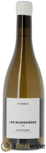 photo du vin Côte de Beaune les Monsnières ex Nihilo 2024