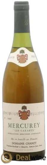 illustration du vin Mercurey les Carabys Domaine Chanzy 1993
