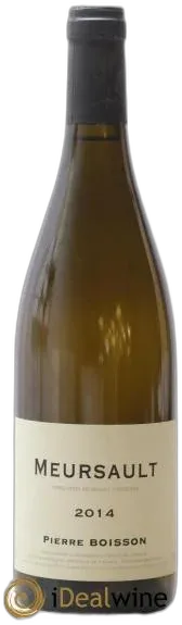 photo du vin Meursault Pierre Boisson 2014
