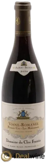 photo du vin les Malconsorts Clos Frantin