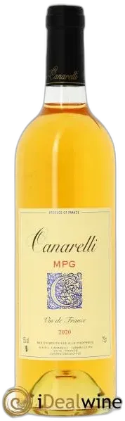 photo du vin Vin de France Muscat Mpg Clos Canarelli 2020