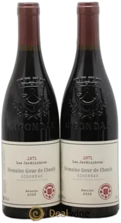 photo du vin Gigondas les Jardinières Domaine Gour de Chaulé 2023