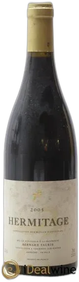 photos du vin Hermitage Bessards Méal Bernard Faurie 2005