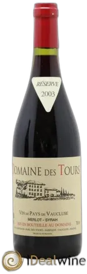 aperçu du vin Merlot-Syrah Emmanuel Reynaud