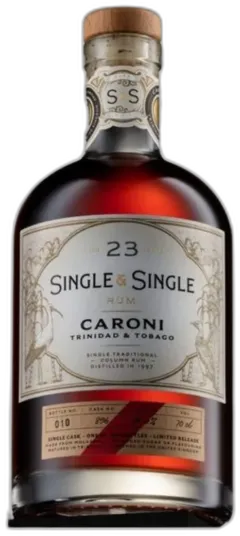 illustration du vin Caroni 23 Ans Single And Single