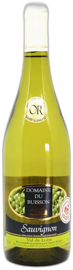 image du vin Sauvignon Igp du Val de Loire Domaine du Buisson