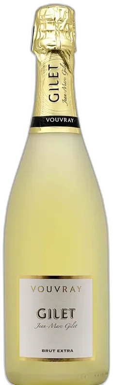image du vin Vouvray Methode Traditionnelle Brut Extra Jean-Marc Gilet Domaine de la Routeliere