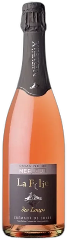 illustration du vin Crémant de Loire Rosé "Folie des Loups"Domaine de Nerleux