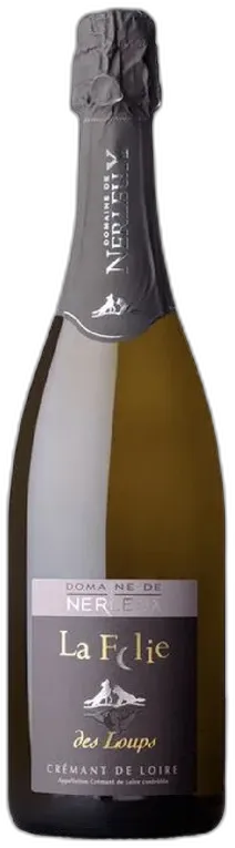 vue du vin Crémant de Loire Blanc "la Folie des Loups" Domaine de Nerleux