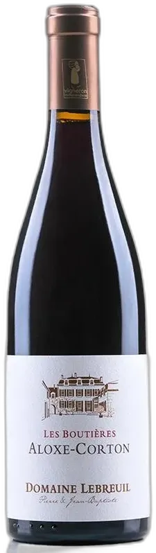 photo du vin les Boutières 2022 Rouge Aoc Aloxe Corton Domaine Lebreuil