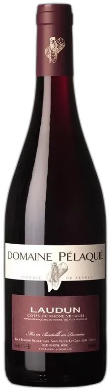 image du vin 2022 Rouge Côtes du Rhône Domaine Pélaquié