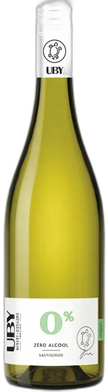 photo du vin Zéro Alcool Blanc Vin de France Uby