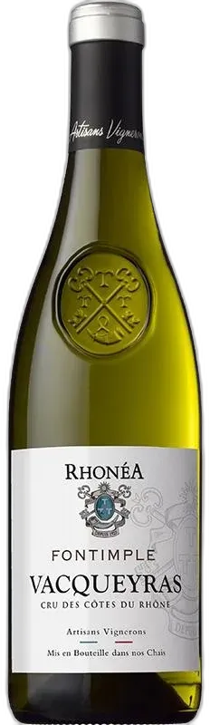 photos du vin Fontimple 2024 2025 Blanc Aoc Vacqueyras Rhônéa