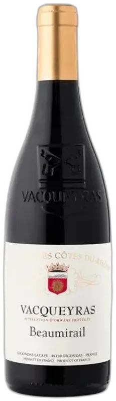 image du vin Beaumirail 2022 2023 Rouge Vacqueyras Gigondas la Cave