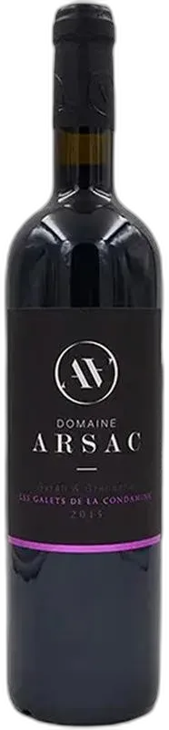 image du vin les Galets de la Condamine 2023 Ardèche Domaine Arsac