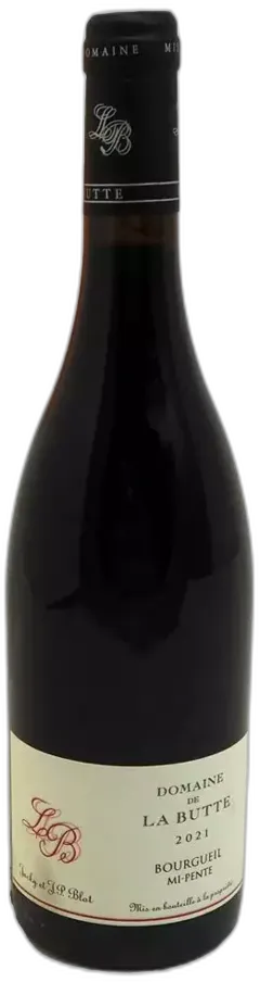 capture du vin Domaine de la Butte Bourgueil "mi-Pente" 2021 Vin Loire