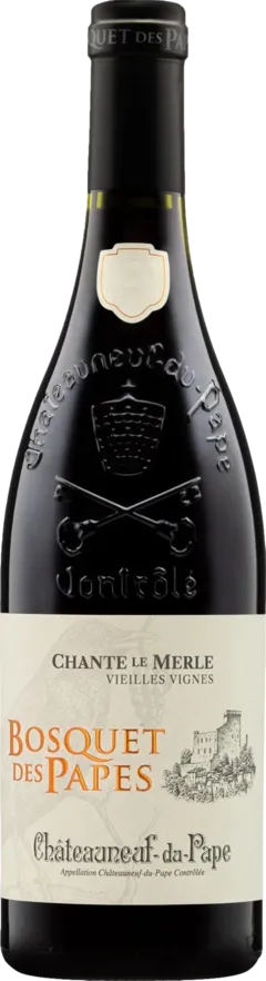 illustration du vin Bosquet des Papes Chante le Merle Vieilles Vignes Chateauneuf du Pape 2021