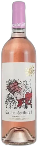 image du vin Bordeaux Rosé Bio Château de Cranne Garder l’Équilibre 2024