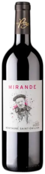 photo du vin Château Franc Baudron Montagne Saint-Emilion Bio Cuvée Mirande 2022