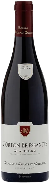 image du vin Corton-Bressandes Grand Cru Domaine Maratray-Dubreuil