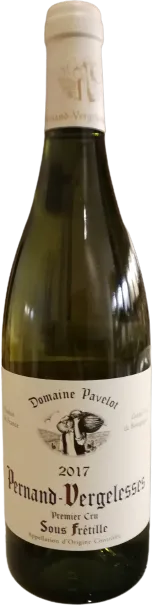 photo du vin Pernand-Vergelesses 1er Cru Sous Frétille Domaine Pavelot