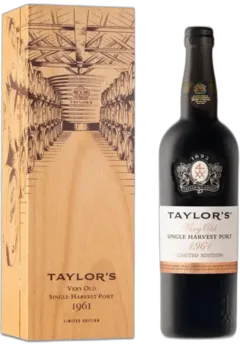 vue du vin Porto 60 Anni Single Harvest Tawny Cassa Legno Porto Taylor’S