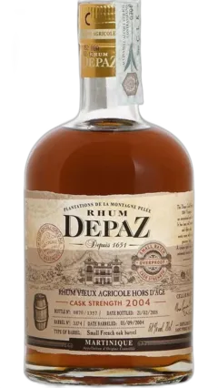 photo du vin Rhum Agricole Cask Brut de Fut Depaz