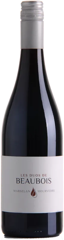 image du vin les Duos de Beaubois Rouge 2024 Igp Pays d’oc