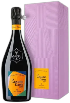 illustration du vin Champagne Veuve Clicquot la Grande Dame Par Paola Paronetto 2015