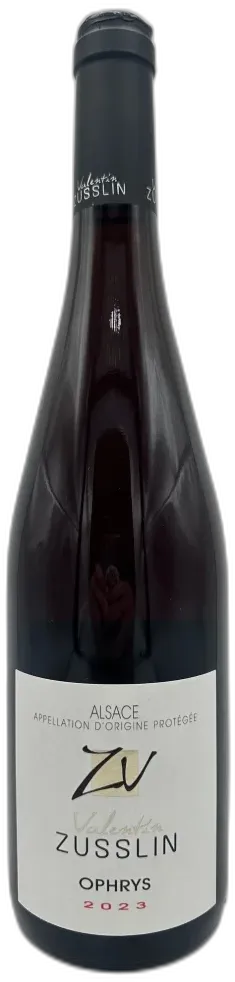 image du vin Domaine Valentin Zusslin Ophrys Pinot Noir Alsace France