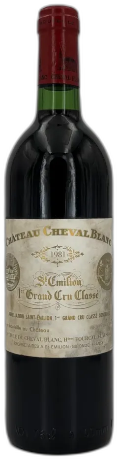 photo du vin Château Cheval Blanc 1981 Saint-Emilion 1er Grand Cru Classé A