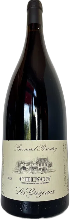 image du vin Magnum Chinon Domaine Bernard Baudry Cuvée les Grézeaux a Bio