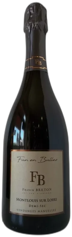 photo du vin Montlouis Méthode Traditionnelle 1 2 Sec Fun en Bulles "Domaine Franck Breton"