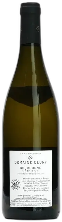 photo du vin Bourgogne Côte d’or Blanc Domaine Cluny