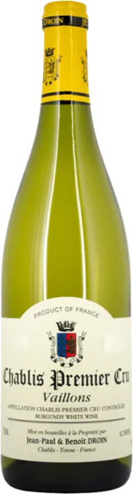 image du vin Aoc Chablis 1er Cru les Vaillons Domaine Jean-Paul et Benoit Droin
