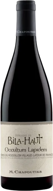 vue du vin Aoc Côtes du Roussillon Village Domaine de Bila-Haut Occultum Lapidem Maison Chapoutier