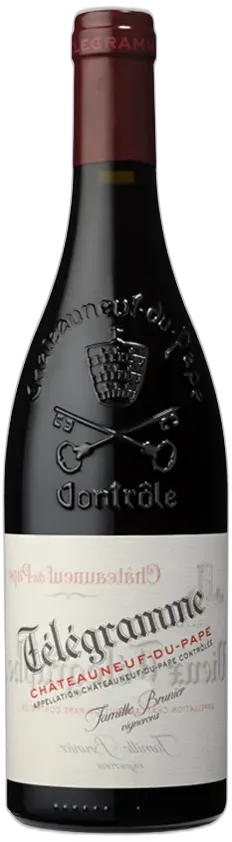 photo du vin Aoc Châteauneuf-du-Pape Télégramme Domaine du Vieux Télégraphe Famille Brunier
