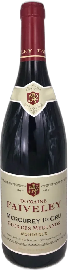 photo du vin Mercurey 1er Cru "Clos des Myglands" Monopole Domaine Faiveley