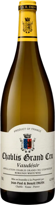 photo du vin Aoc Chablis Grand Cru Vaudésir Domaine Jean-Paul et Benoit Droin