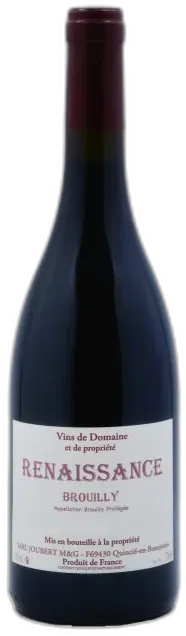 photo du vin Aoc Brouilly Vieilles Vignes Domaine Joubert