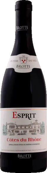 photo du vin Côtes du Rhône "Esprit de Barville" Maison Brotte