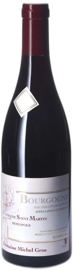 illustration du vin Aoc Bourgogne Hautes-Côtes de Nuits Fontaine Saint Martin Monopole Domaine Michel Gros
