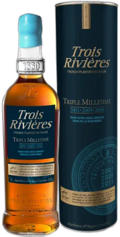 illustration du vin Trois Rivières "Triple Millésime" 2010 2015